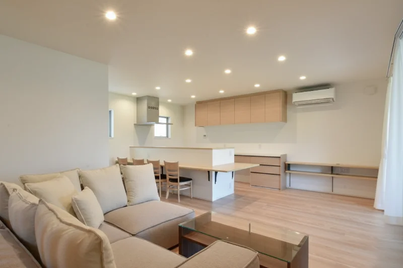 開放感あふれる17.5帖のLDK